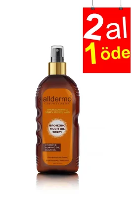 Alldermo Bronzlaştırıcı Sprey Güneş Yağı 200 ml - 2AL1ÖDE - 1