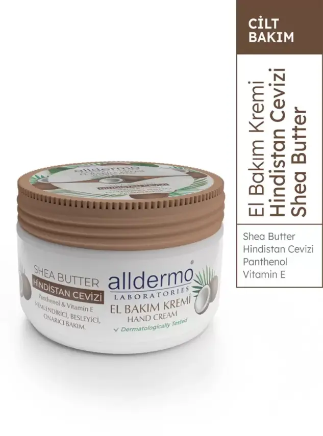 Alldermo El Bakım Kremi - Hindistan Cevizi - 250 ml - 1