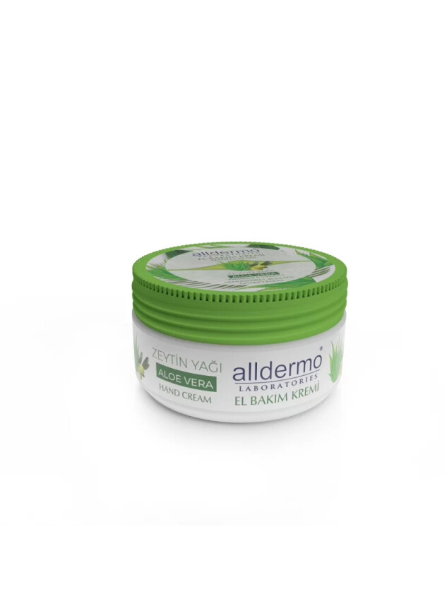 Alldermo El Bakım Kremi Zeytin Yağı Aloe Vera 150ml - Alldermo