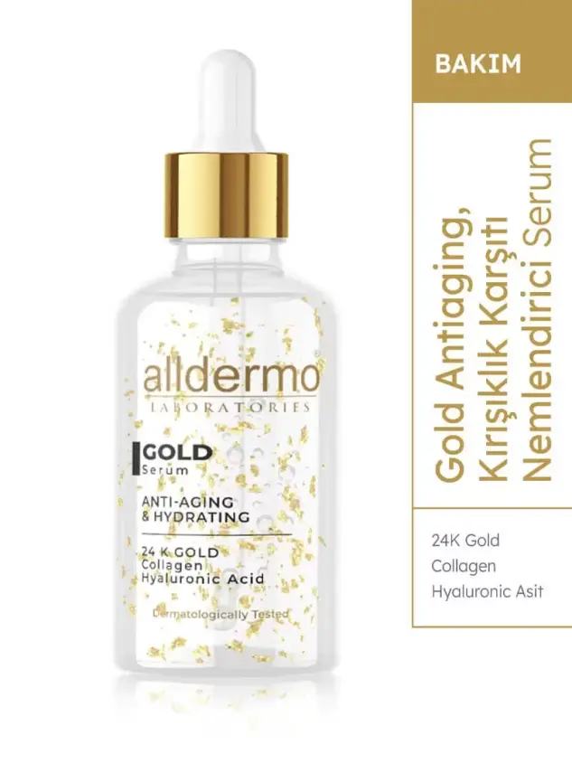 Alldermo Gold Serum - Kırışıklık Karşıtı & Nemlendirici - 30 ml - 1