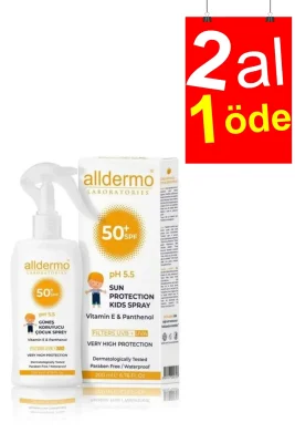 Alldermo Güneş Koruyucu Sprey Çocuk SPF 50+ 200 ml - 2AL1ÖDE - 1