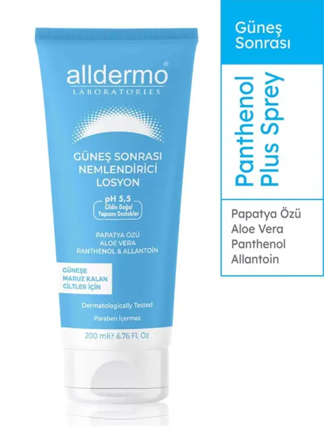 Alldermo Güneş Sonrası Nemlendirici Losyon 200 ml - 1