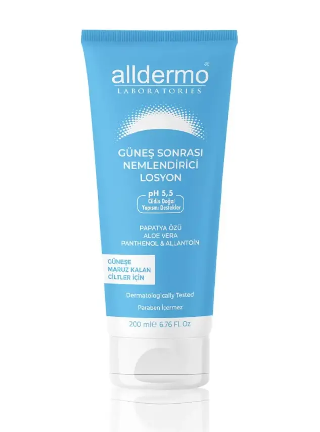 Alldermo Güneş Sonrası Nemlendirici Losyon 200 ml - 2