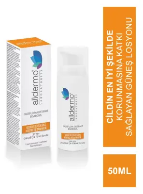Alldermo Hassas Ciltler için Güneş Koruyucu Yüz Bakım Kremi SPF50+ 50 ml - 1