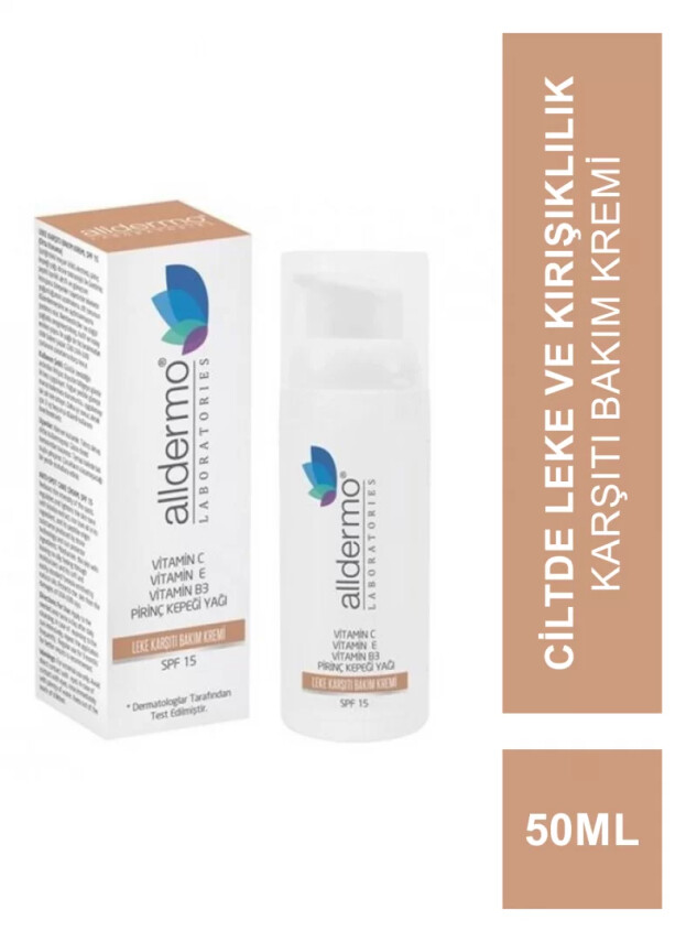 Alldermo Leke Karşıtı Bakım Kremi SPF15 50 ml - Alldermo