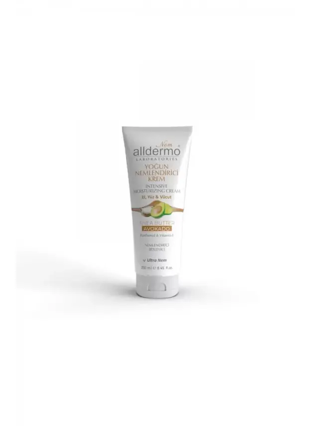 Alldermo Nemlendirici Krem Shea Butter Avokado 250ml - 1