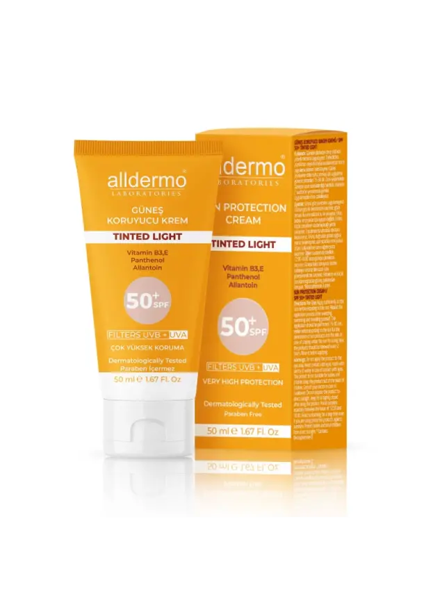 Alldermo Tinted Light Güneş Koruyucu Krem SPF 50+ 50 ml - 1