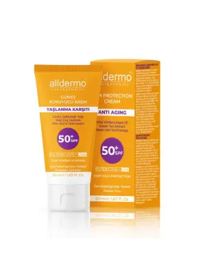 Alldermo Yaşlanma Karşıtı Güneş Koruyucu Krem SPF 50+ 50 ml - 1