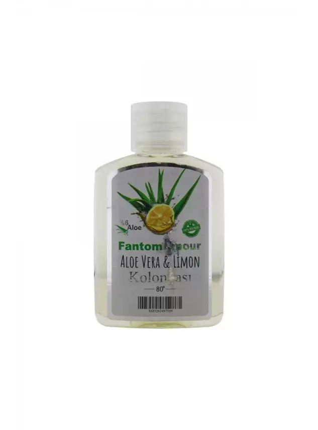 Aloe Veralı Limon Kolonyası 100 Ml. %6 Saf Aloe Vera Içerikli - 1