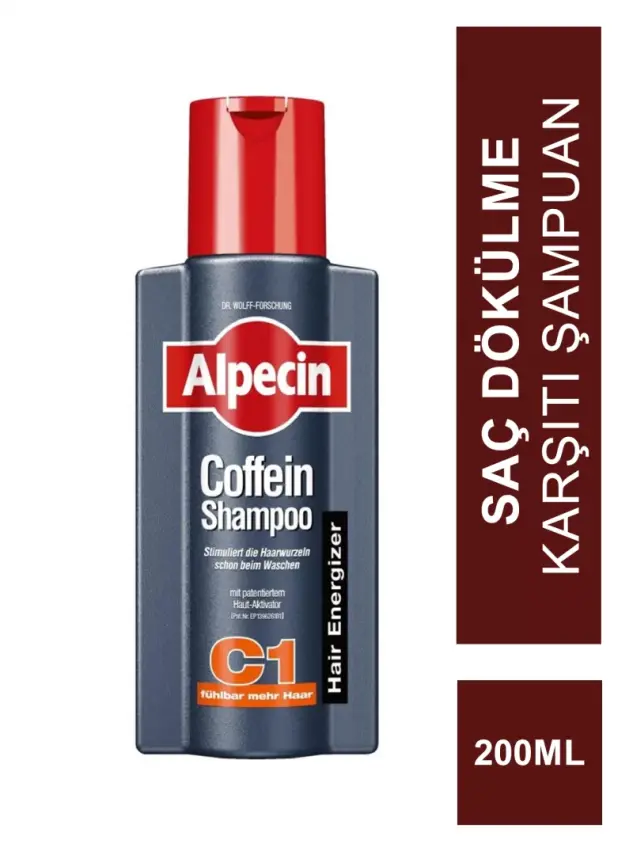 Alpecin Caffeine Shampoo Kafein İçeren Dökülme Karşıtı Şampuan 250 ml - 1