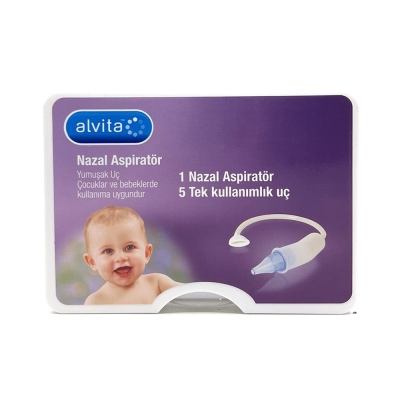 Alvita Nazal Aspiratör ve Yedek Uç 5li - Alvita