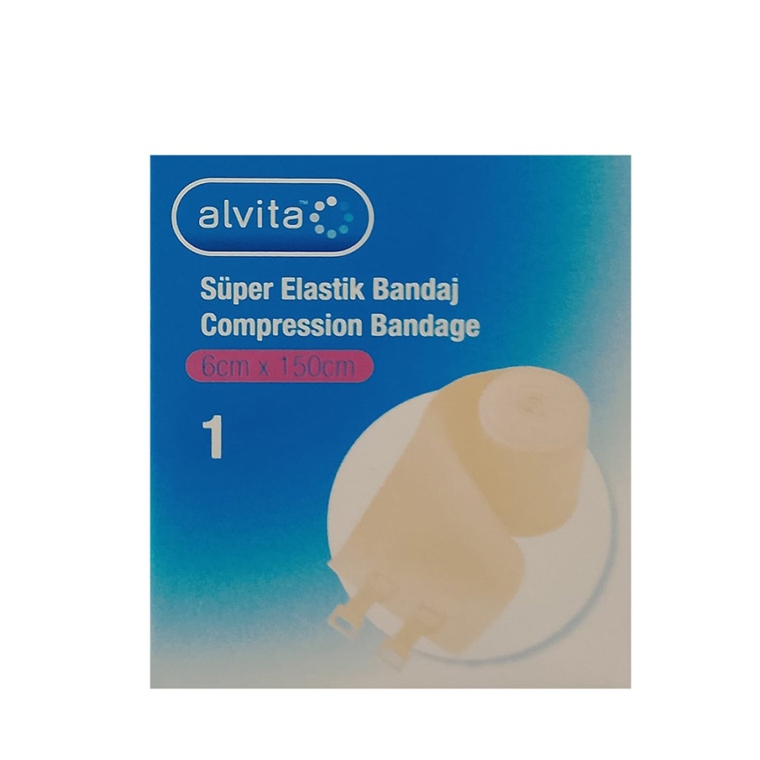 Alvita Süper Elastik Bandaj 6x150 cm - 1