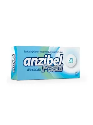 Anzibel Mentollü 20 Pastil - Anzibel