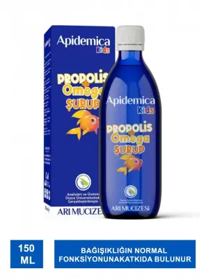 Apidemica Kids Propolis + Omega Şurup 150 ml - Apidemica