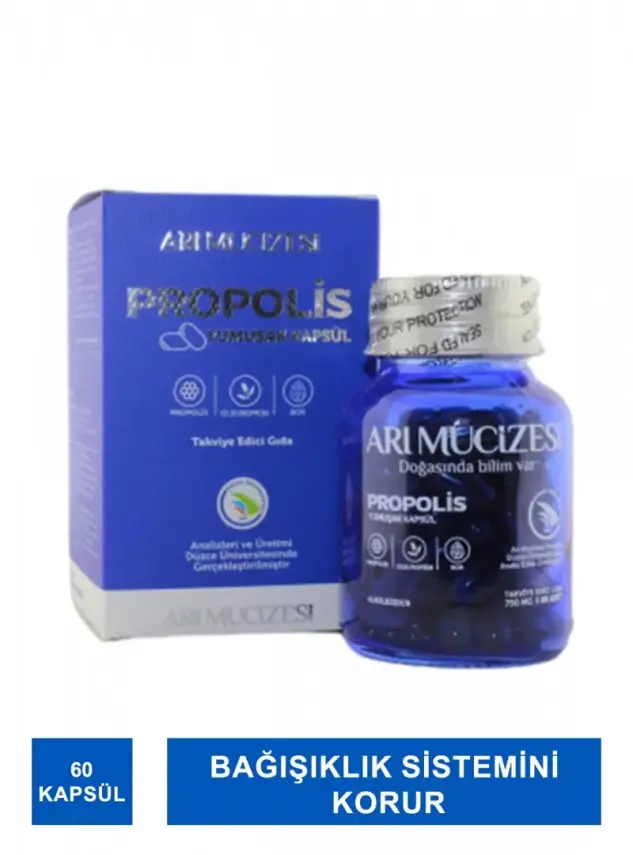 Apidemica Propolis 60 Yumuşak Kapsül - 1