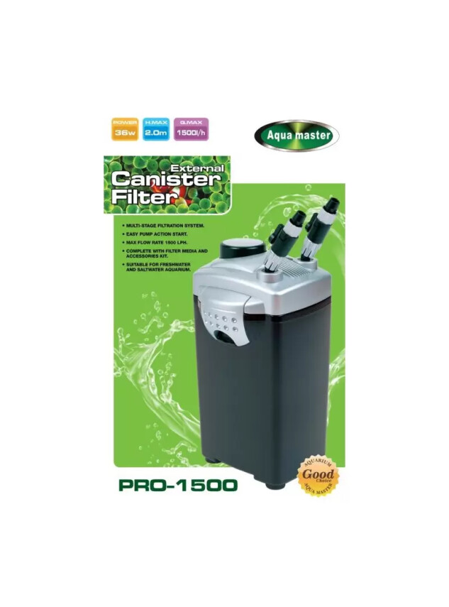 Aqua Master Pro-1500 Dış Filtre 5 Sepet 1500 Lh - Aqua Master
