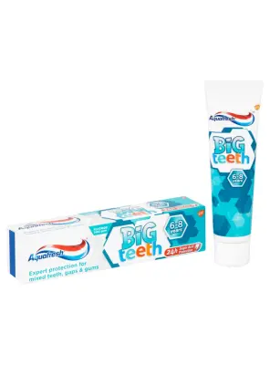Aquafresh Big Teeth Çocuk Diş Macunu 6-8 Yaş 50ml - Aquafresh