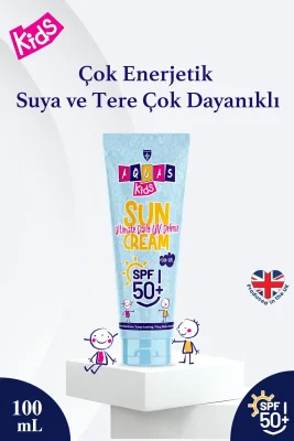 Aquas Kids Çok Hassas Ciltler Spf50+ Güneş Kremi 100ml - 1