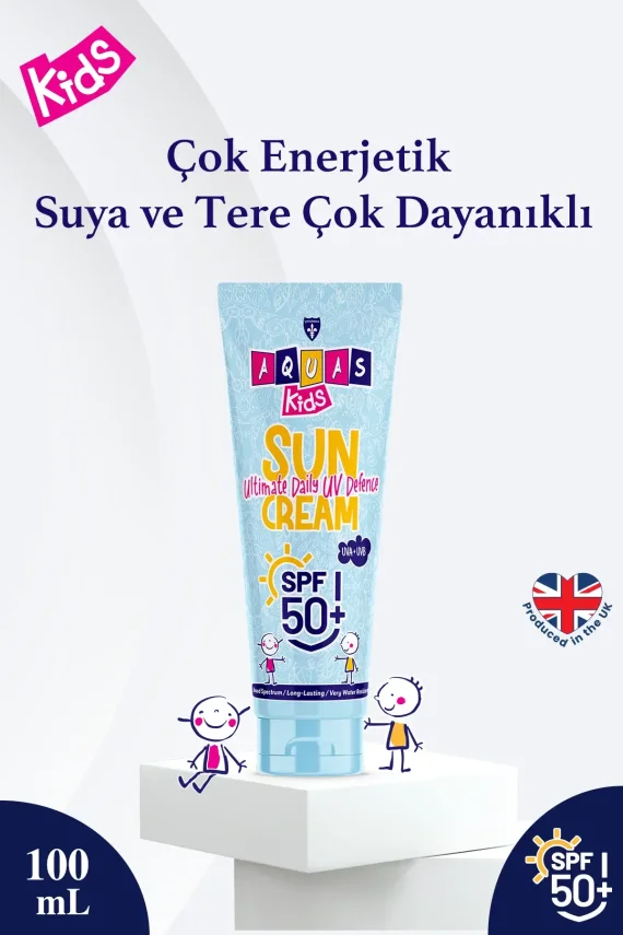 Aquas Kids Çok Hassas Ciltler Spf50+ Güneş Kremi 100ml - 1
