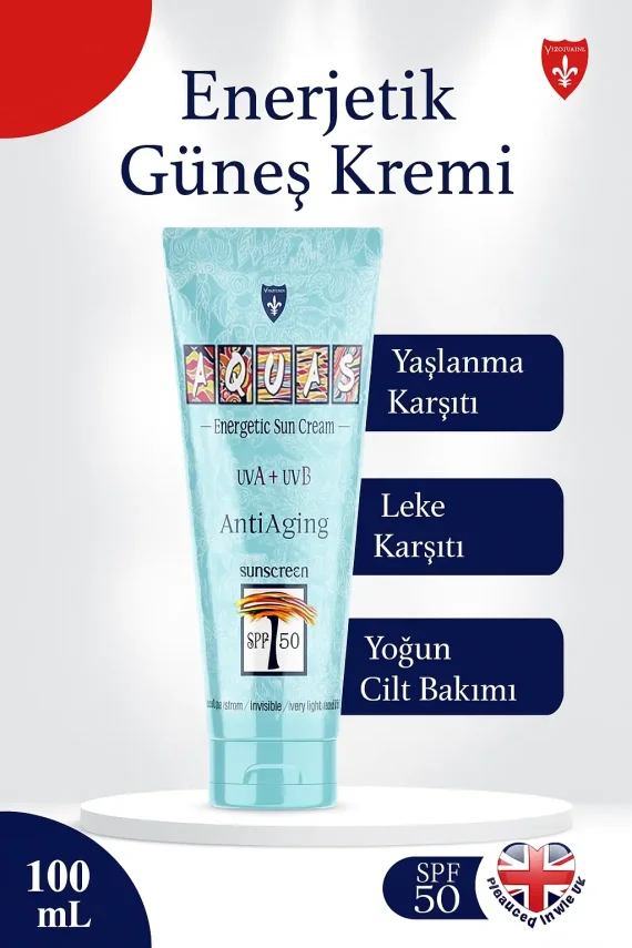 Aquas Yaşlanma Karşıtı SPF50 Güneş Kremi 100ml - 1