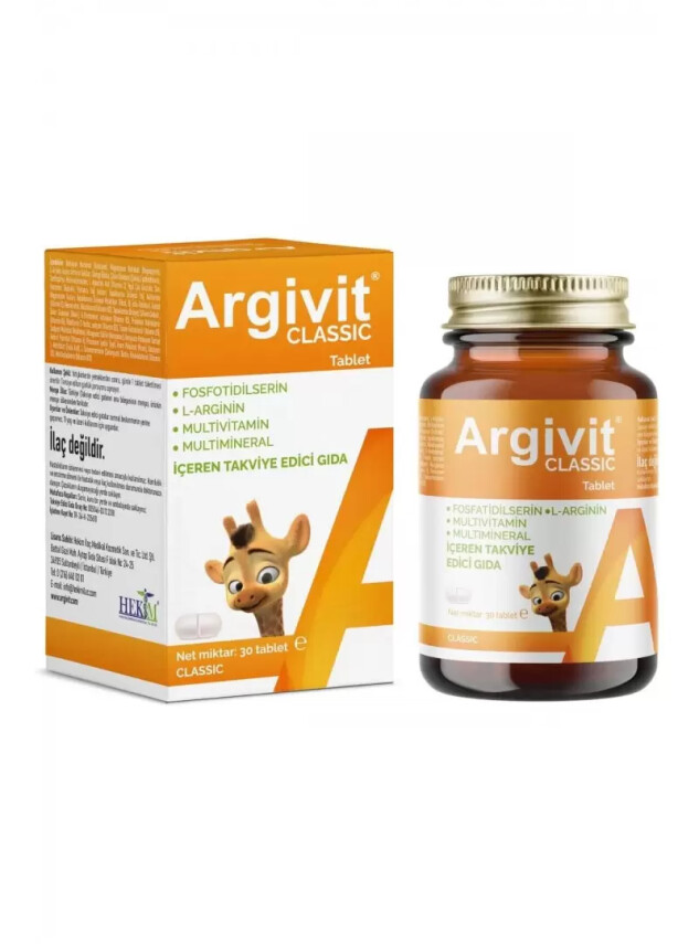 Argivit Classic Takviye Edici 30 Tablet - HEKİM