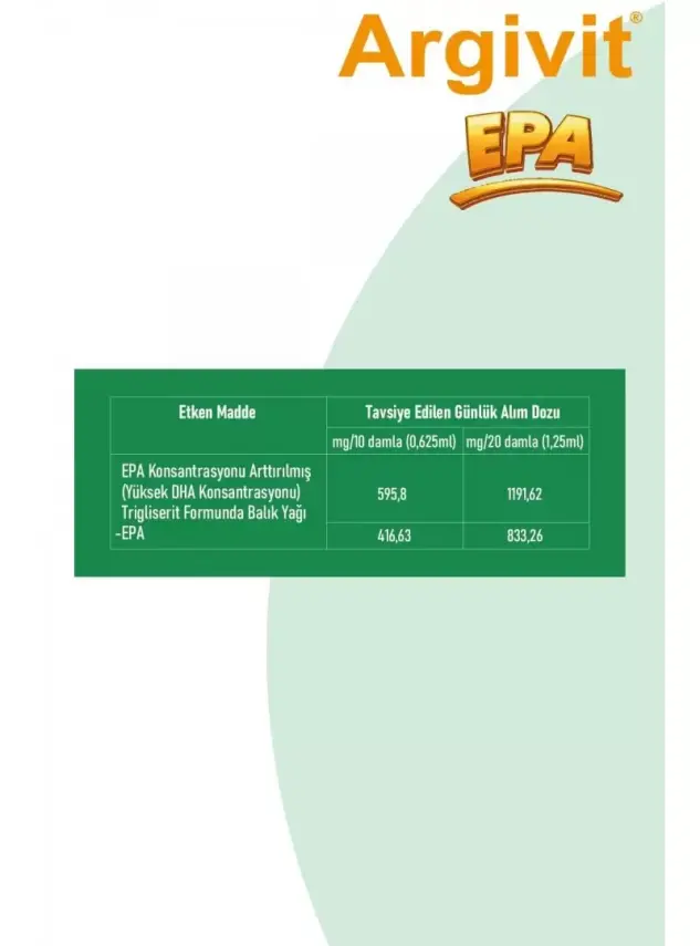 Argivit EPA Damla 10ml - 3