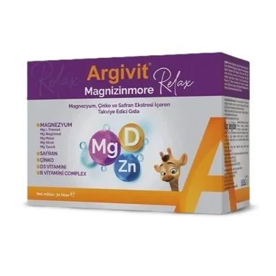 Argivit Magnizinmore Relax 30 Saşe - HEKİM