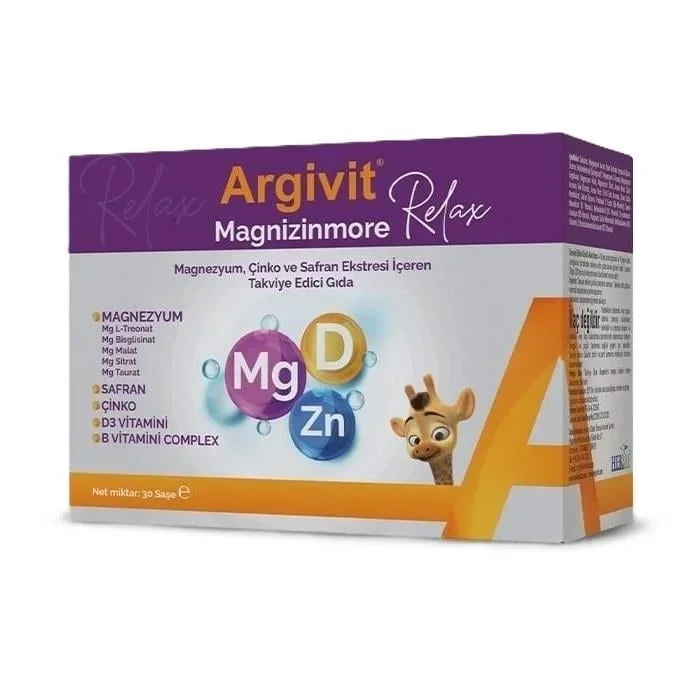 Argivit Magnizinmore Relax 30 Saşe - 1