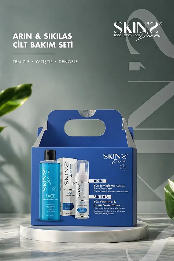 Skins Derm Arın, Sıkılaş Cilt Bakım Seti - 1