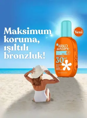 Arko Suncare Spf30 Yüksek Korumalı Vücut Güneş Spreyi 200 ml - 3
