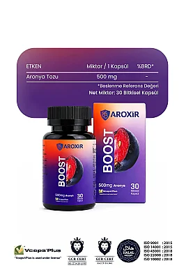 Aroxir Boost Bağışıklık Sistemine Destek Takviye Edici Gıda 30 Kapsül - 2