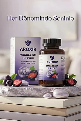 Aroxir Magnesium Support Günlük Destek 60 Tablet - 4