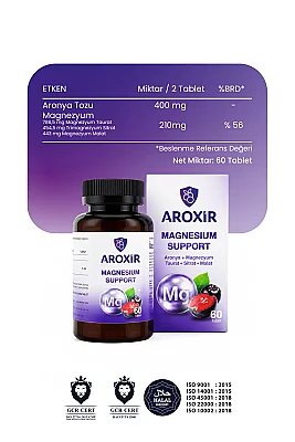 Aroxir Magnesium Support Günlük Destek 60 Tablet - 2