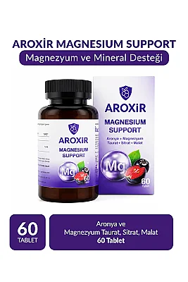 Aroxir Magnesium Support Günlük Destek 60 Tablet - Aroxir 