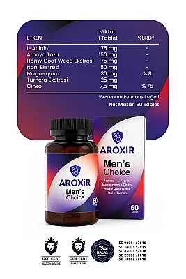 Aroxir Men's Choice Erkek Sağlığı Aronya 60 Tablet - 2