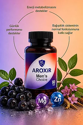 Aroxir Men's Choice Erkek Sağlığı Aronya 60 Tablet - 3