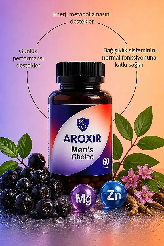 Aroxir Men's Choice Erkek Sağlığı Aronya 60 Tablet - 3