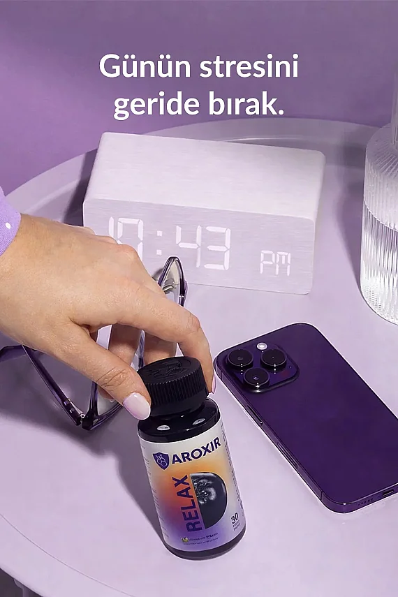Aroxir Relax Stres ve Uyku Desteği 30 Kapsül - 5