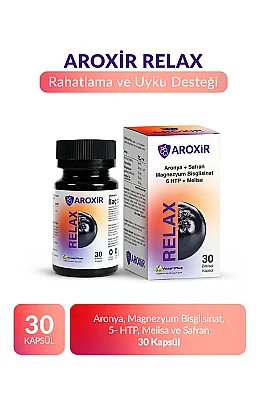 Aroxir Relax Stres ve Uyku Desteği 30 Kapsül - Aroxir 