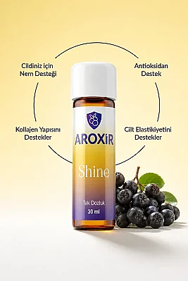 Aroxir Shine Cilt Sağlığına Destek Collogen I-III, Aronya 30x30 ml - 5