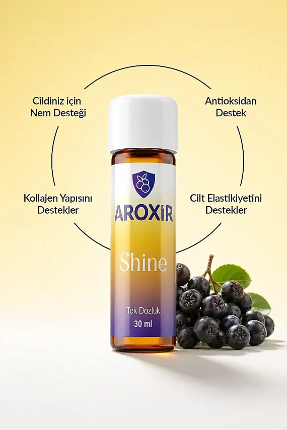 Aroxir Shine Cilt Sağlığına Destek Collogen I-III, Aronya 30x30 ml - 5