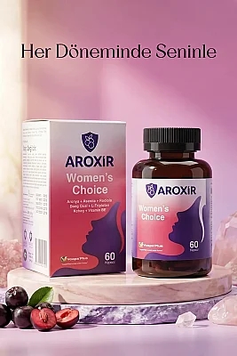 Aroxir Women's Choice Kadın Sağlığı Aronya 60 Kapsül - 3