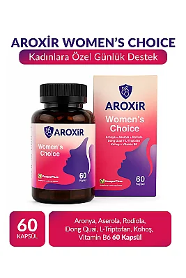 Aroxir Women's Choice Kadın Sağlığı Aronya 60 Kapsül - Aroxir 