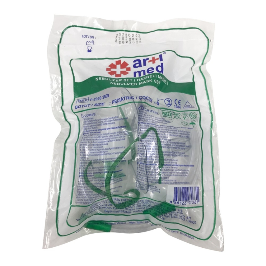 Artımed Nebulizatör Maske Seti Çocuk - 1