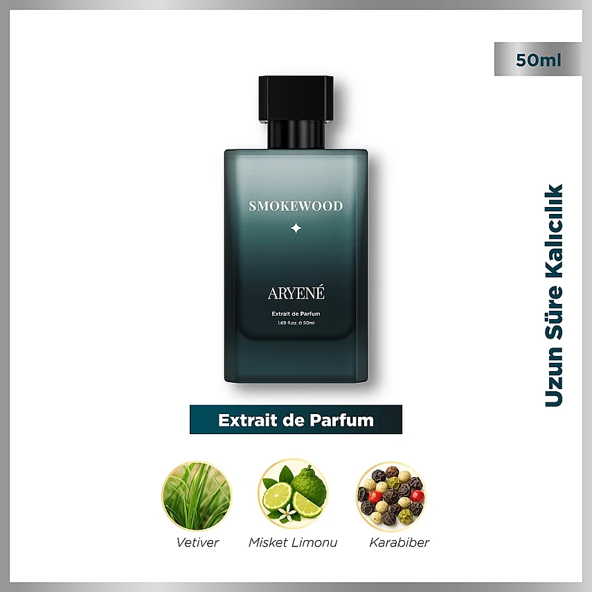 Aryene Smokewood Debut Erkek Parfümü 50 ml - 1