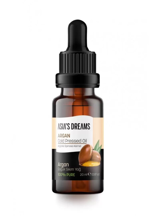 Asia's Dreams Argan Soğuk Sıkım Yağ 20ml - Hoda Pharma