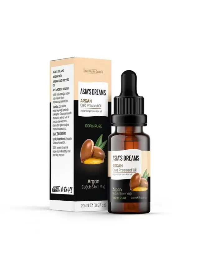Asia's Dreams Argan Soğuk Sıkım Yağ 20ml - 2