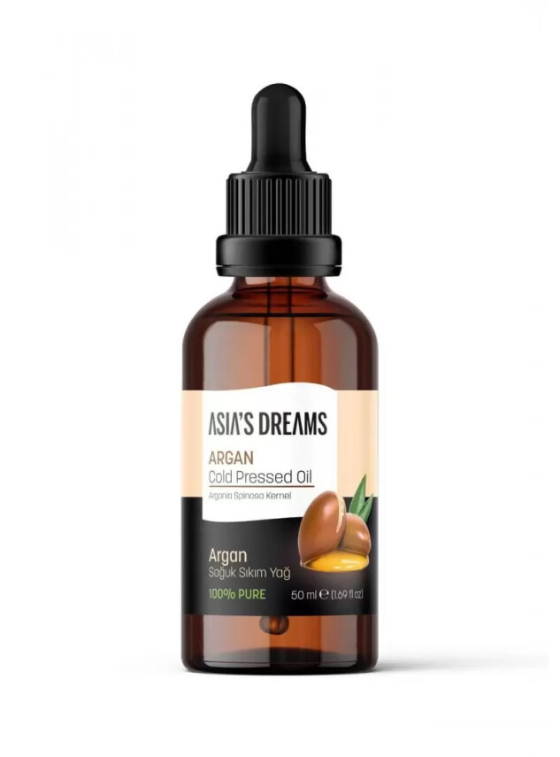 Asia's Dreams Argan Soğuk Sıkım Yağ 50ml - Hoda Pharma