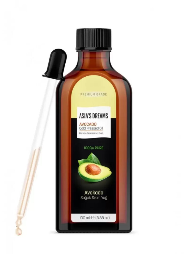 Asia's Dreams Avokado Soğuk Sıkım Yağ 100ml - Hoda Pharma
