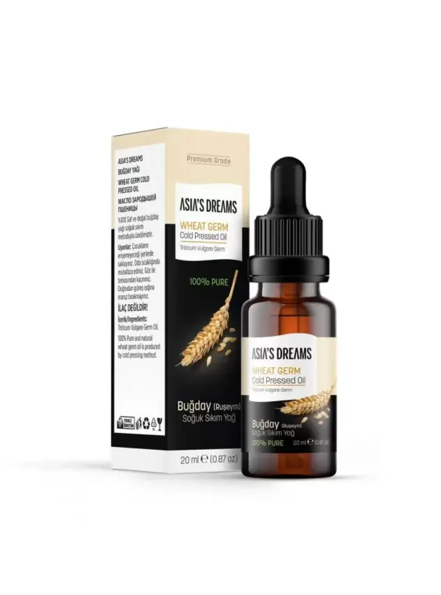 Asia's Dreams Buğday (Ruşeym) Soğuk Sıkım Yağ 20ml - 2